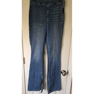 Forever 21 Hi Rise Bootcut Slim Fit Jeans 30 Womens Stretch Boho Grunge NEW